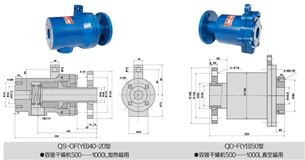 雙錐真空干燥機專用旋轉(zhuǎn)接頭